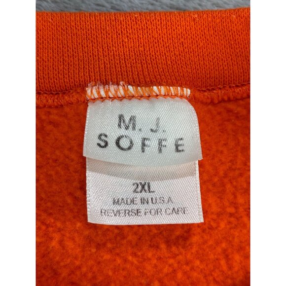 Florida Gators Sweatshirt M.J. Soffe 2XL Orange Crewneck Made In USA - Picture 4 of 7
